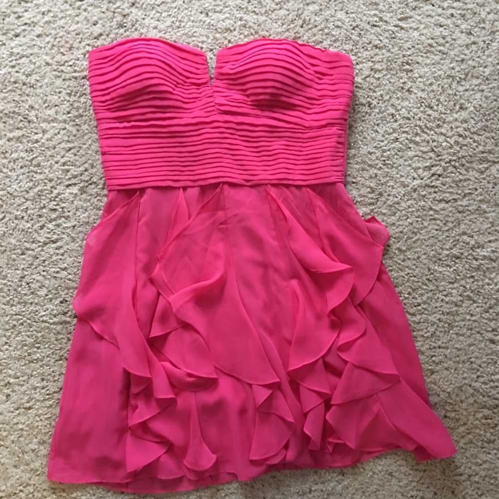Strapless Pink Adrianna Papell dress